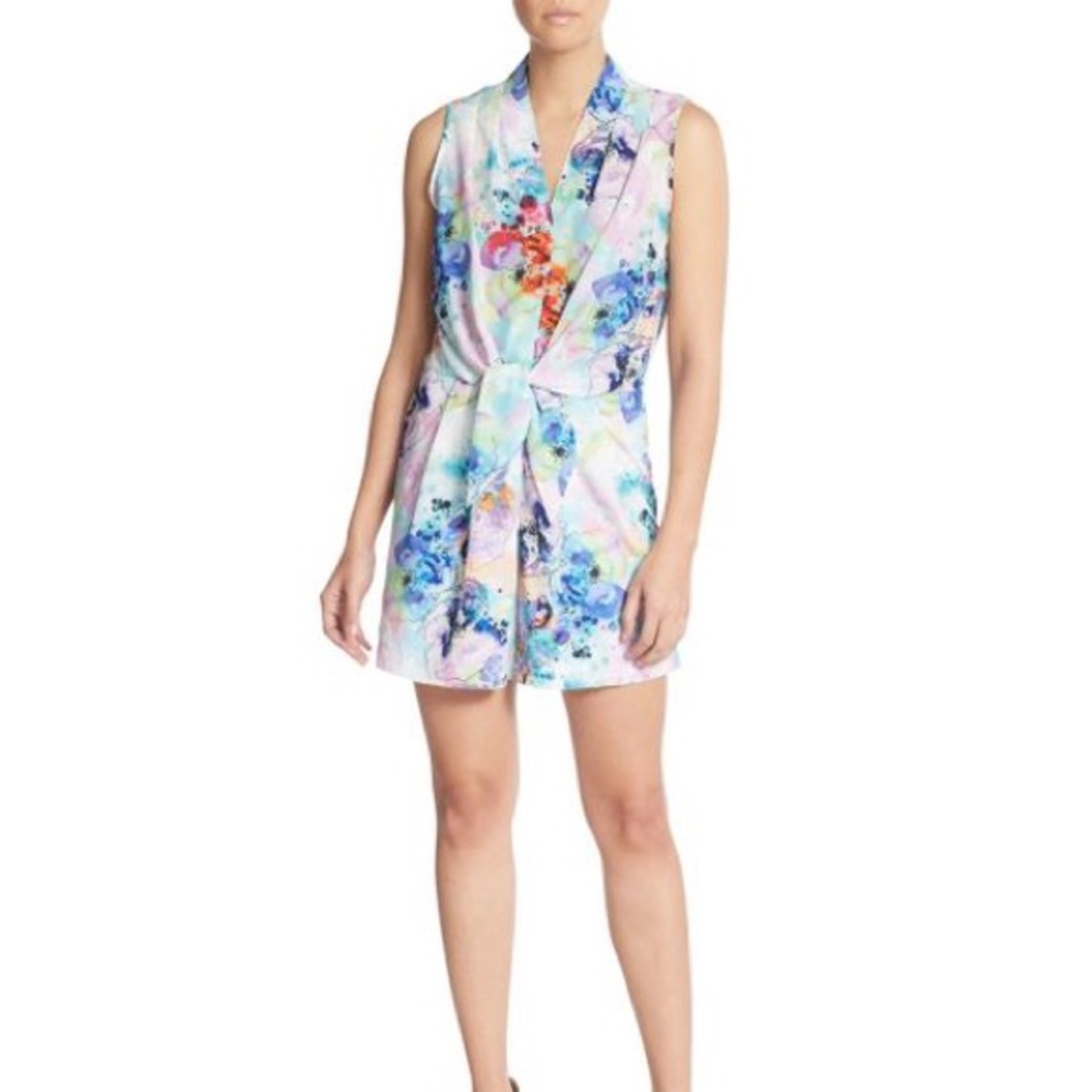Amanda Uprichard Watercolor Dress
